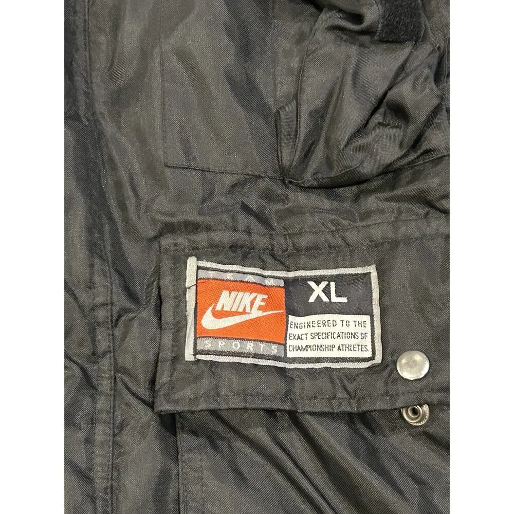 Vintage Nike Reflective Jacket Black Men's Size‎ XL